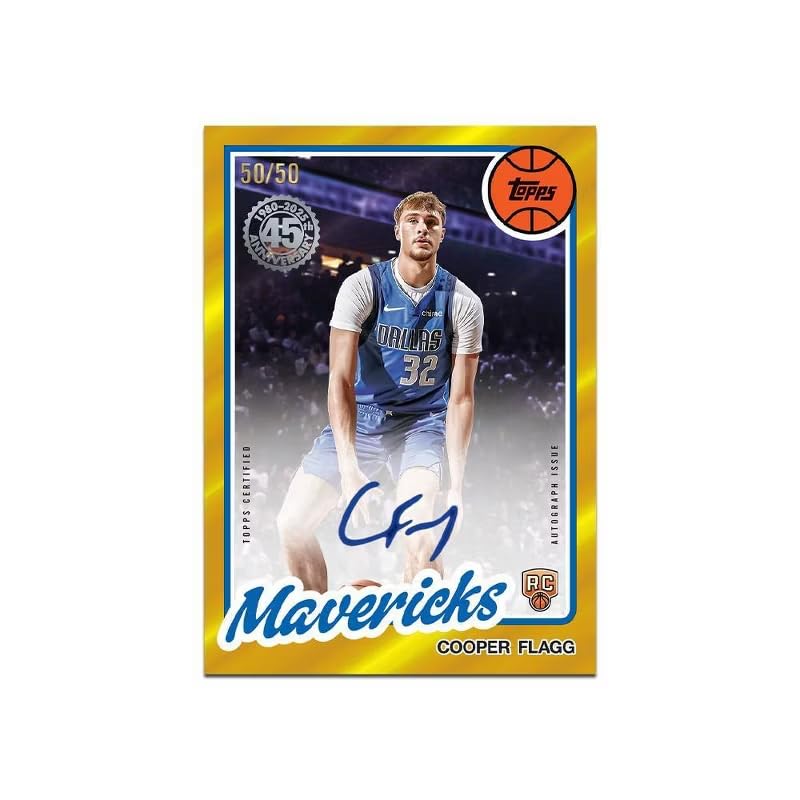 توبس 2025-2026 Topps NBA Basketball Trading Card Hanger Box 59 إجمالي البطاقات - Image 3